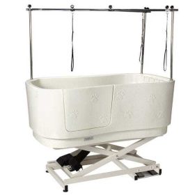 Master Equipment PolyPro Electric Lift Dog Grooming Tubs Purple