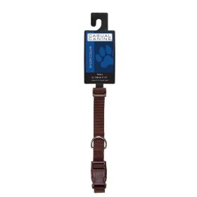Casual Canine Nylon Dog Collars 6-10 in Nautical Blue