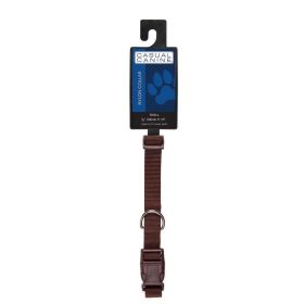 Casual Canine Nylon Dog Collars 10-16 in Nautical Blue