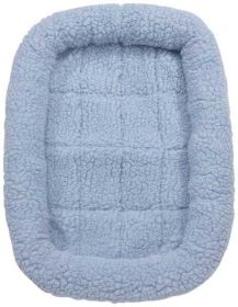 Slumber Pet Sherpa Crate Bed M Purple