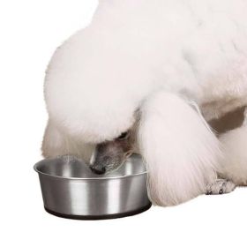 ProSelect Stainless Steel Bowls with Rubber Base 30 oz