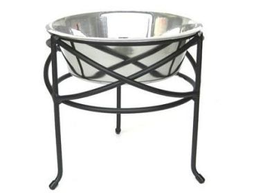 Mesh Elevated Dog Bowl Large