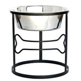 Bone Raised Dog Bowl Large