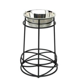 Tall Mesh Elevated Dog Bowl Large